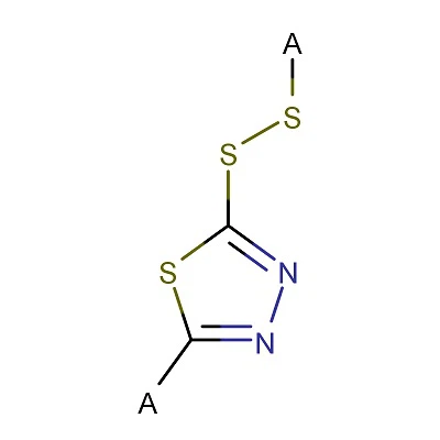 1TON 79509-46-9 2,5-Dimercapto-1,3,4-copolímero de dicloreto de tiadiazol-dissulfur, Sru (C2N2S3)n
