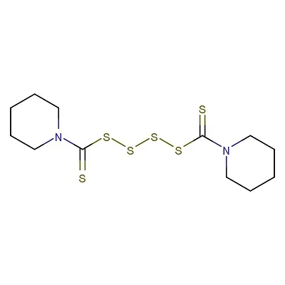 1TON 120-54-7 Acelerador de borracha de tetrassulfeto de bis (pentametileno) tiuram TRA C12H20N2S6